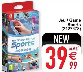 Cora Jeu - game sports aanbieding