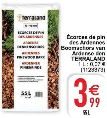 Cora Écorces de pin des ardennes boomschors van ardense den terraland aanbieding