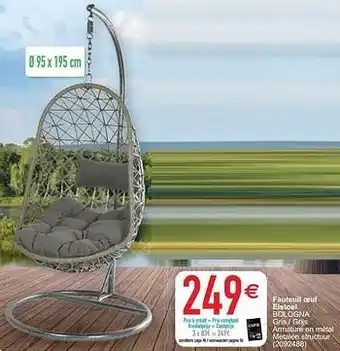 Fauteuil oeuf eistoel bologna