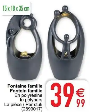 Cora Fontaine famille fontein familie aanbieding