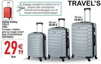 Cora Valise trolley oslo abs aanbieding
