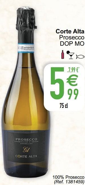 Cora Corte alta prosecco dop mo aanbieding