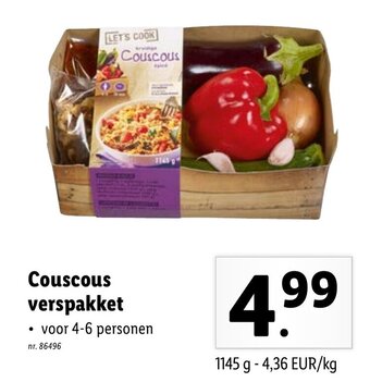 Couscous verspakket