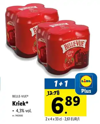 Lidl Belle-Vue Kriek aanbieding