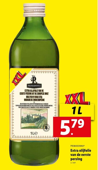 Primadonna Extra olijfolie van de eerste persing