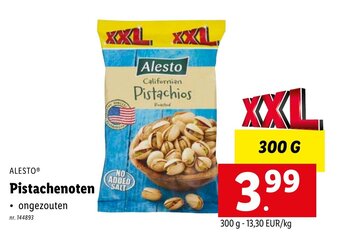 Lidl Alesto Pistachenoten aanbieding