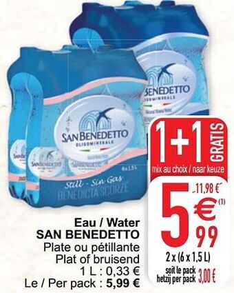 Cora Eau - water san benedetto aanbieding