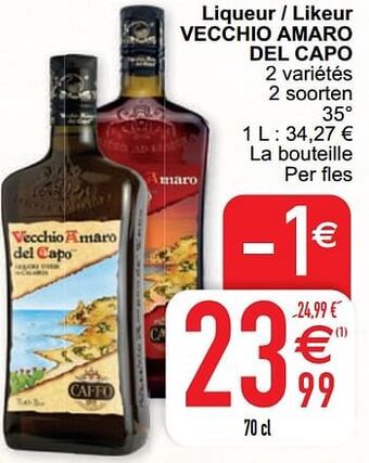 Liqueur - likeur vecchio amaro del capo