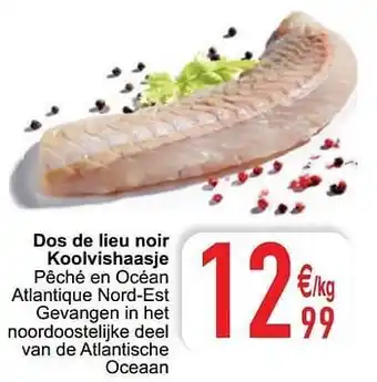 Cora Dos de lieu noir koolvishaasje aanbieding
