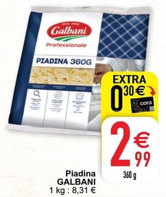 Cora Piadina galbani aanbieding