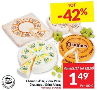 Intermarché Chamois d`or vieux pané chaumes of saint albray aanbieding