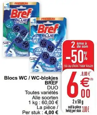 Cora Blocs wc - wc-blokjes bref duo aanbieding