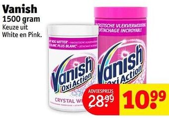 Kruidvat Vanish aanbieding