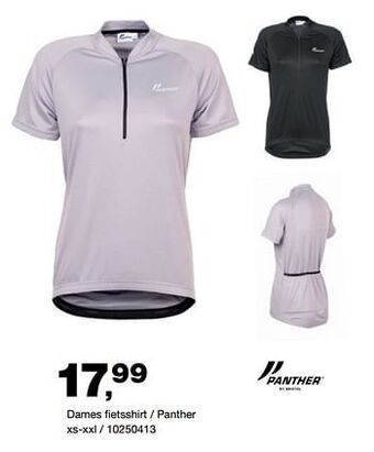 Dames fietsshirt - panther