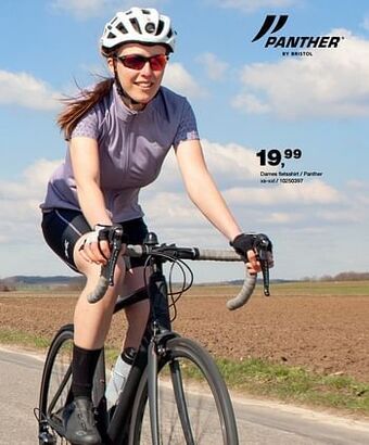 Dames fietsshirt - panther
