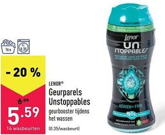 ALDI Geurparels unstoppables aanbieding