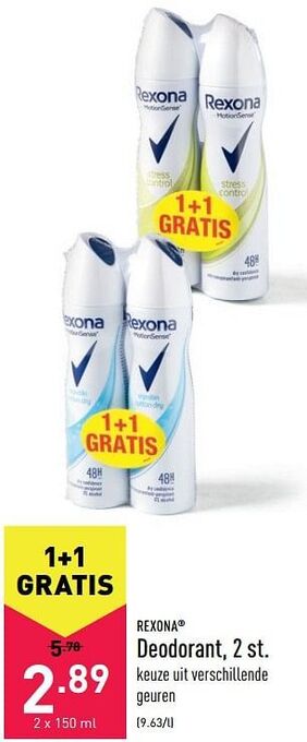 ALDI Deodorant aanbieding