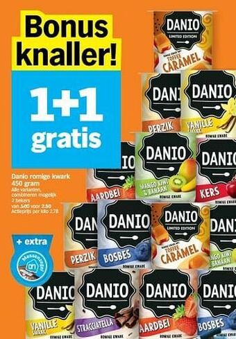 Albert Heijn Danio romige kwark aanbieding