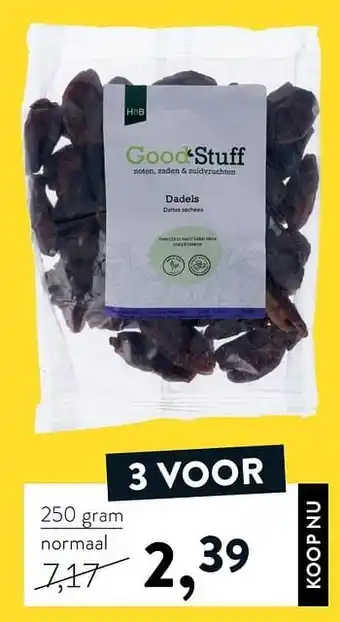 Holland & Barrett Dadels aanbieding