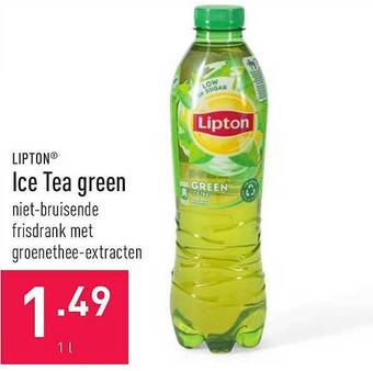 ALDI Lipton Ice Tea Green aanbieding