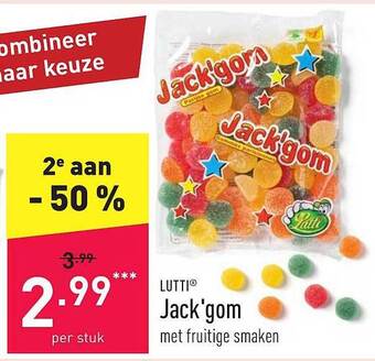 ALDI Lutti Jack'gom aanbieding