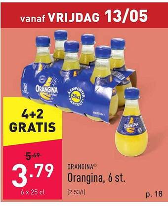 ALDI Orangina 6 St. aanbieding