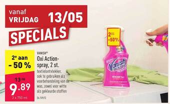 ALDI Vanish Oxi Action-spray 2 St. aanbieding