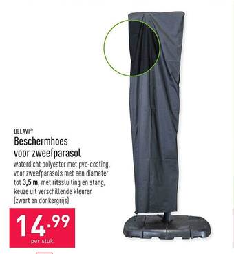 ALDI Belavi Beschermhoes Voor Zweefparasol aanbieding