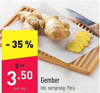ALDI Gember aanbieding