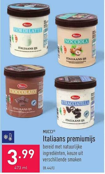 ALDI Mucci Italiaans Premiumijs aanbieding