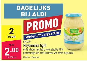 ALDI Regalo Mayonnaise Light aanbieding