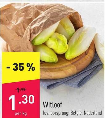 ALDI Witloof aanbieding