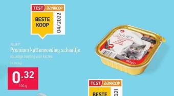 ALDI Juliet Premium Kattenvoeding Schaaltje aanbieding