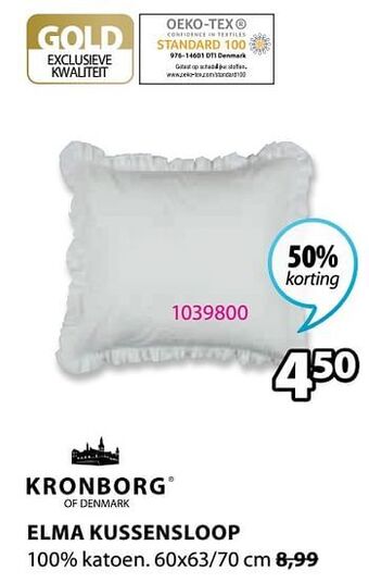 Jysk Elma kussensloop aanbieding