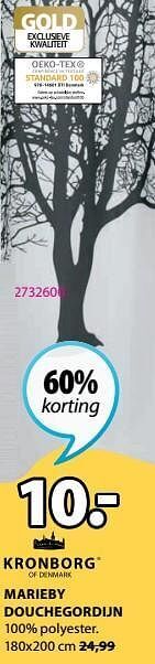 Jysk Marieby douchegordijn aanbieding