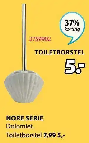 Jysk Nore toiletborstel aanbieding
