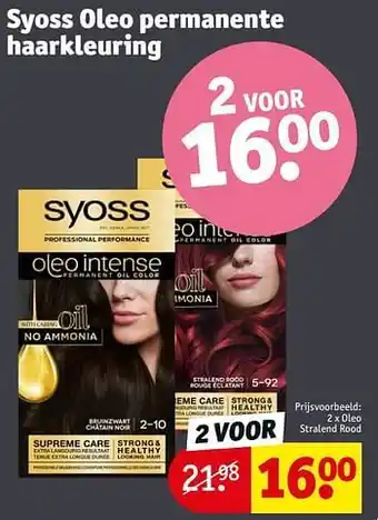 Kruidvat Oleo stralend rood aanbieding