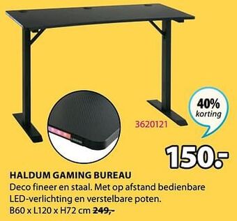 Jysk Haldum gaming bureau aanbieding