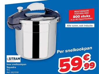 Inox Snelkookpan Squadra