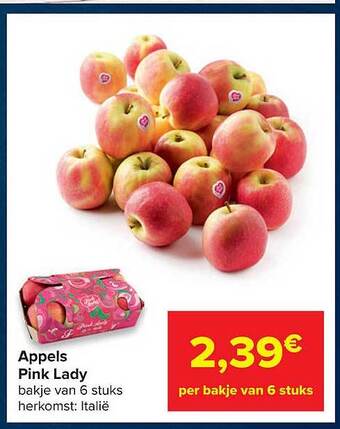 Appels Pink Lady