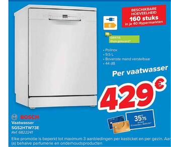Carrefour Bosch Vaatwasser aanbieding