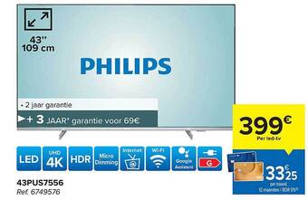 Carrefour Philips Led Tv aanbieding