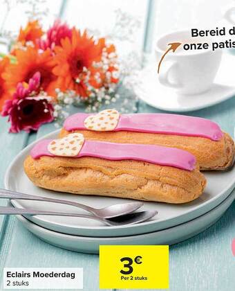 Carrefour Eclairs Moederdag aanbieding