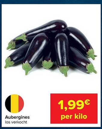 Carrefour Aubergines aanbieding