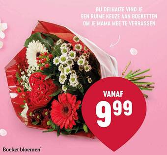 Delhaize Boeket Bloemen aanbieding