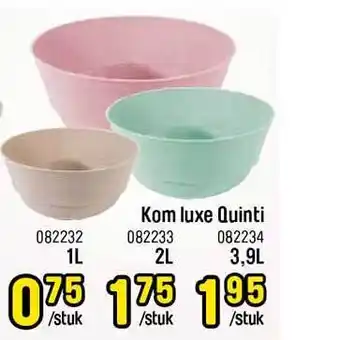 Kom Luxe Quinti