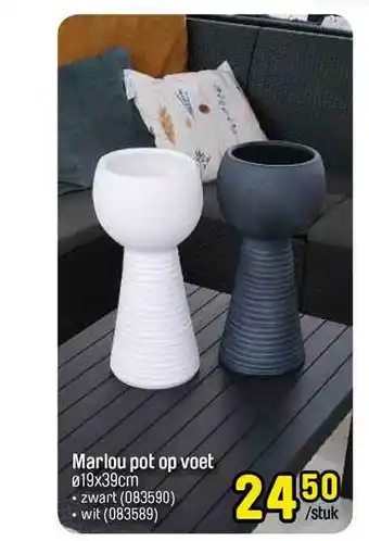 Happyland Marlou Pot Op Voet aanbieding