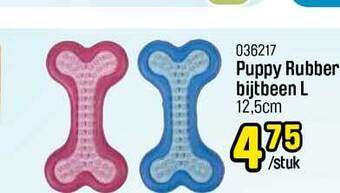 Puppy Rubber Bijtbeen L
