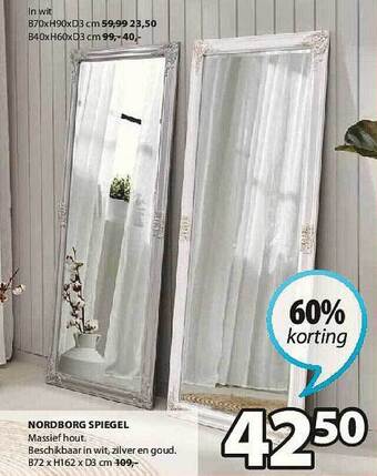 Jysk Nordborg Spiegel aanbieding