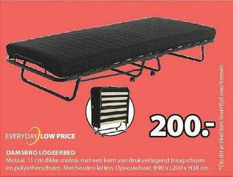 Jysk Damsbro Logeerbed aanbieding